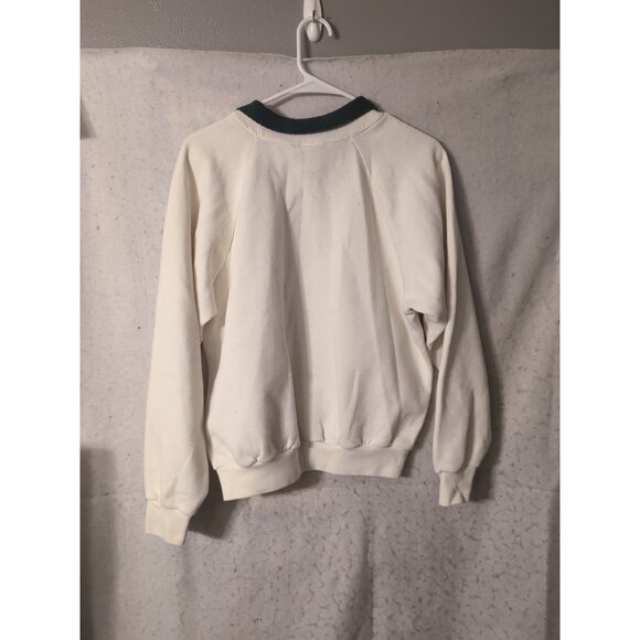 Folk Art Applique Valorie's Vintage Sweater Size L Friends Are The Best Hearts - Picture 4 of 9